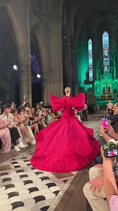2.6K views · 144 reactions | Scarlet Red in Church LENA ERZIAK COUTURE Lena Erziak Haute Couture Week in Paris Méphistophélès Press&Productions Filmed & edited by @josedeintelligentsia for NeomaniaMagazine.com #neomaniamagazine #pfw #fashion #paris #hautecouture #aw24 #model #jewelry #party #runway #catwalk #fashionshow #fashionweek | Neomania + magazine | Facebook