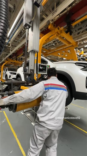 Factory Production Line #CarManufacturing #AutomobileFactory #AssemblyLine #ManufacturingProcess #IndustrialProduction #FactoryFootage #Engineering #MechanicalWork #HowItsMade #OriginalContent #mechanicsteve | Mechanic Steve