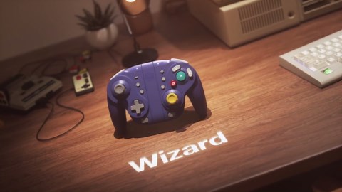 NYXI Wizard 2 Gamecube Switch Controller, TMR Hall Joystick Wireless Controller, Adjustable Triggers, NFC, Programmable Buttons, 6-Axis Gyro,HD Rumble for Switch/Gamecube/Wii/PC (White)