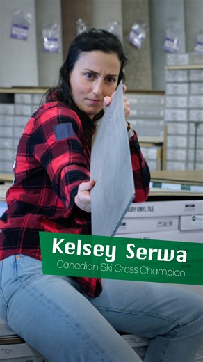 End Of The Roll Flooring Centres | Witness a rare sighting in the wild: Ski Cross Champion Kelsey Serwa on the hunt for the ultimate flooring. From icy slopes to showroom... | Instagram