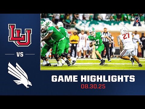Game Highlights: Lamar University vs. North Texas (Aug. 30, 2025)