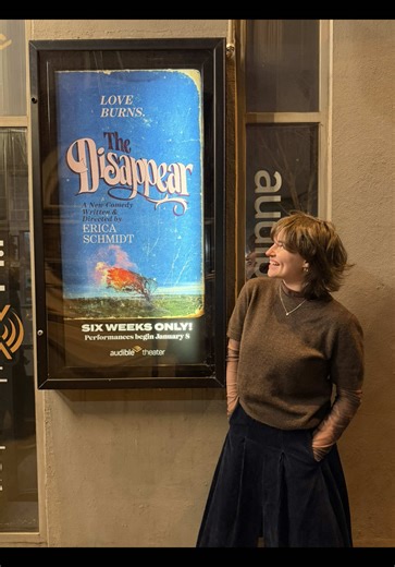 got a chance to see The Disappear earlier this week over at audible’s minetta lane theatre and it might be the perfect companion piece to award season, i’m not gonna lie 🎞️ you’ve got interpersonal implosions, hollywood drama, claustrophobic consequences, and a set of masterclass performances by actors i’ve always wanted to see on stage. i’m looking at you Hamish Linklater - everytime i’ve seen that man on screen he’s been so IN his body and i was like “i bet he’s really great onstage.” spoiler