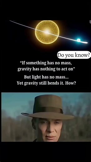 Can something with zero mass still be weighed down by the universe #facts #relativitytheory
