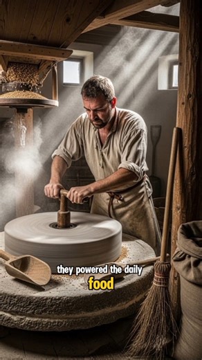 The Work of a Grain Grinder in Ancient Times