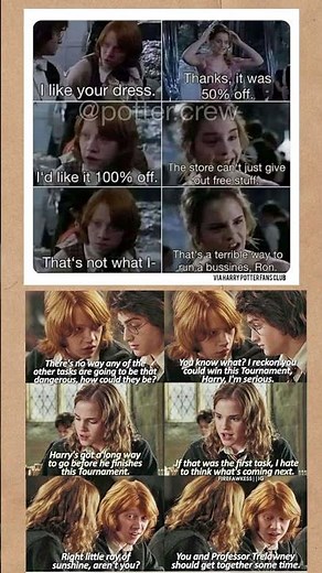 TitleRon Weasley’s Savage Comebacks 😂 | Harry Potter Funny Moments Edit