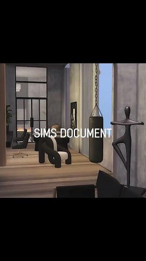 심즈4 건축 l 샌미슈노 모던 콘크리트 펜트하우스 l CC l 배포