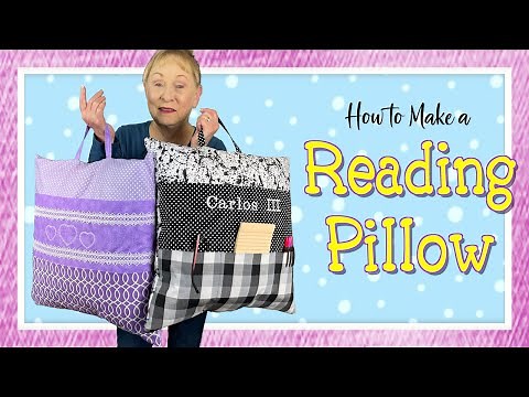 How to Make A Reading Pillow | The Sewing Room Channel