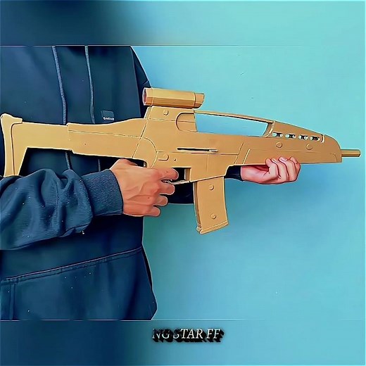 Free Fire Gun Made with Cardboard!? 😱🔥