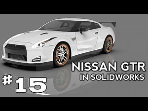 #15,Solidworks Tutorial - Model a NISSAN GTR(Headlights).