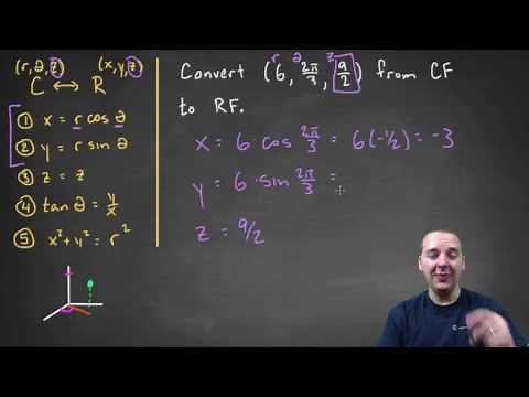 Cylindrical to Rectangular Conversion - Example 3
