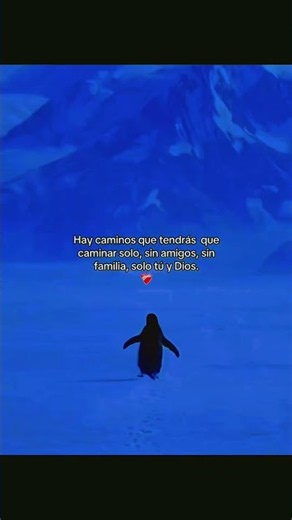 Hay caminos que tendrás que caminar solo