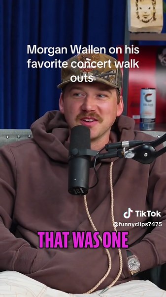 Unforgettable Moments: Walkouts at the Stadium. Morgan Wallen talks about his walkout with Theo and his favorite of all time. #podcast #morganwallen #theovon #fyp #trending #trendingvideo #vira #viralvideo #funny