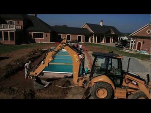 Fiberglass Pool Timelaps Install by San Juan Pools