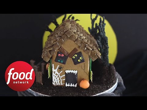 How to Make a Haunted Gingerbread House | Haunted Gingerbread Showdown | Food Network