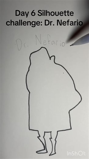Silhouette Challenge: Dr. Nefario from Despicable Me