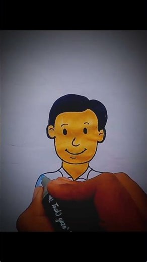 how to draw the man face in step by step