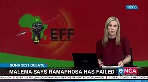 72K views · 1.3K reactions | EFF leader Julius Malema has called President Ramaphosa incompetent, incapacitated and the most unreliable person. Malema says the president and the ANC - and not the COVID-19 pandemic - are to blame for the decline in the economy and South Africans' quality of life. #DStv403 | eNCAnews | Facebook