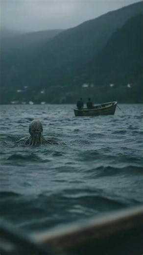 Fishermen Film Unknown Creature Crawling From the Depths in Norway Fjord