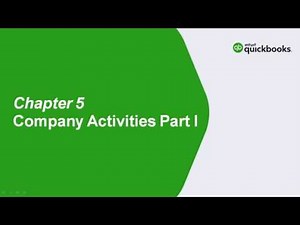 Chapter 5 Company Activities