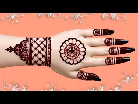 New Easy Beautiful Mehndi Design | Mehndi Designs For Hands |Mehandi Ka Design | Simple Henna Design