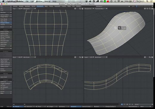 Lightwave Spline-Patch Modeling