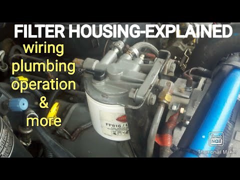 6.9 & 7.3 idi ford international (fuel filter housing explained)