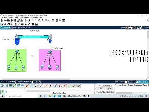Connect Two Networks using Two Routers | Simple Networking Project in Packet Tracer