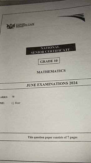 Episode 120 | Grd 10: June Examination 2024 | SEASON 1 | Term 2 #grade10math #maths #teachersoftiktok