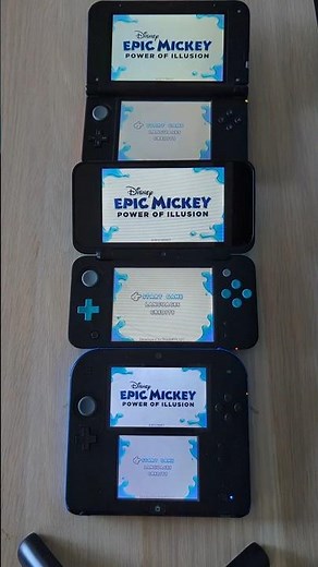 Epic Mickey- Nintendo 3DS XL vs New 2DS XL vs 2DS Speed Comparison
