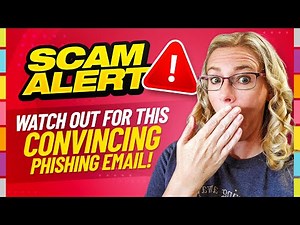 SCAM ALERT! New phishing email I almost fell for! - Phishing Email Awareness
