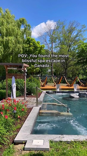 POV: You found the most blissful spa escape in Canada 😍 Located on the banks of the St. Lawrence River on a site of remarkable natural beauty, Strom Spa Nordique makes for the perfect spa getaway to enjoy this spring and summer. Just 10 minutes from Old Quebec City, you’ll find this blissful spa escape that’s the perfect place to relax the day away. Here you can enjoy the hot and cold pools, infinity pool, saunas, salt flotation bath, meditation rooms and more. It truly is the ultimate destinat