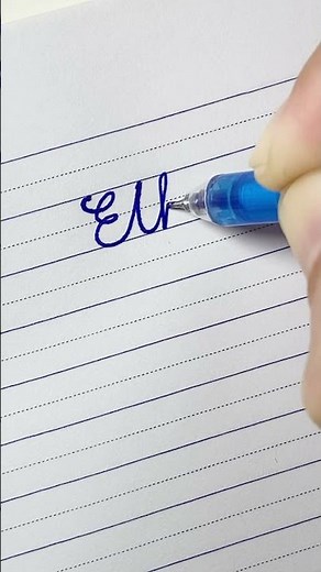 “Ethan” Beautiful name in Cursive handwriting | Cursive writing | i Write #Shorts