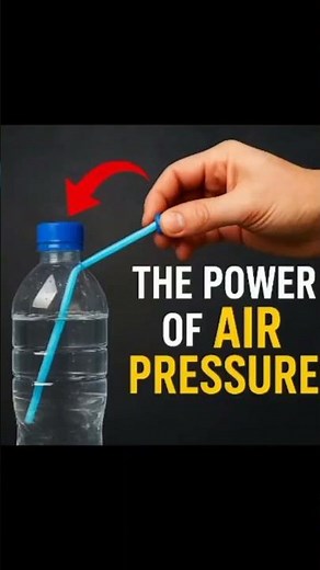 DIY Air Pressure Experiment With Water Bottle (Satisfying) #craftyhome