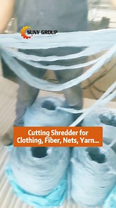 7.5K views · 33 reactions | Old Cloth Cutting Shredder #clothcutter #clothrecycling #textilewastecutter #fibercutter | Suny Machinery | Facebook