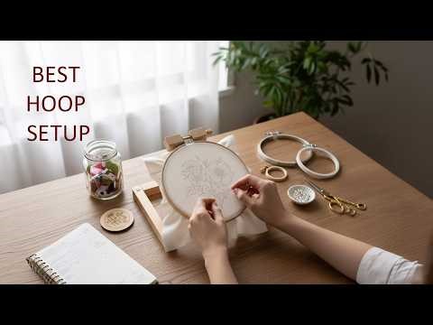 How I Stitch - The Secret to Perfect Tension and Comfortable Embroidery