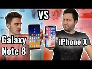 iPhone X VS Galaxy Note 8 : LE BIG FIGHT !