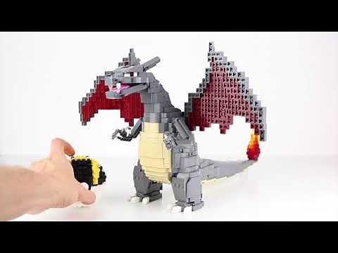 I made a LEGO Charizard (Shiny variant)
