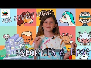 ALL SECRETS 🤫 TIPS & MORE || OK Street High || Toca Life World || Toca Boca ** with voice 🎙️**