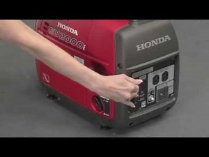 Honda EU2000i Portable Generator Operation
