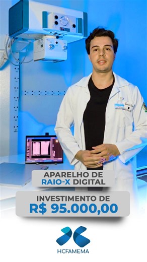 Hospital das Clínicas de Marília on Instagram: "Tecnologia de ponta no HCFAMEMA! Já está em uso em nosso ambulatório o raio-x digital, máquina que é uma evolução da tecnologia tradicional da área de radiologia. O raio-x digital possui sensores digitais que convertem os raios-x em imagem, permitindo um diagnóstico mais rápido e preciso. Um equipamento que chegou para aprimorar ainda mais o nosso parque tecnológico! HCFAMEMA | 14 3434 2525 #HCFAMEMA #Marília #SUS #tecnologia"