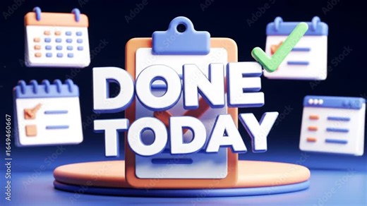 done today clipboard checklist calendar productivity planning