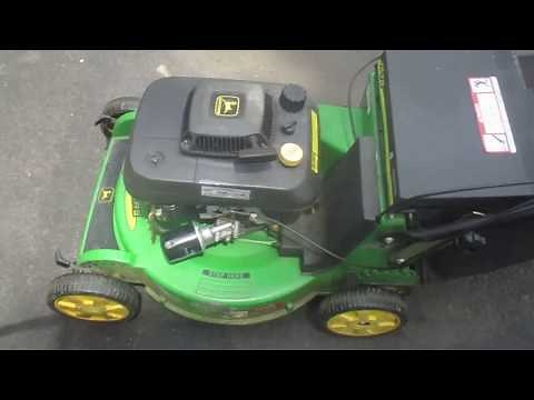 John Deere JX 75 walk behind lawn mower.