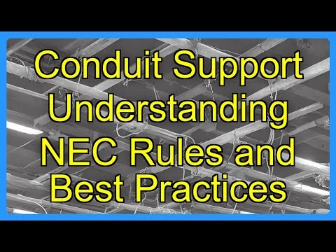 Conduit Support Understanding NEC Rules and Best Practices