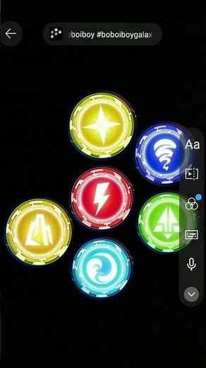 logo semua elemental Boboiboy ❕