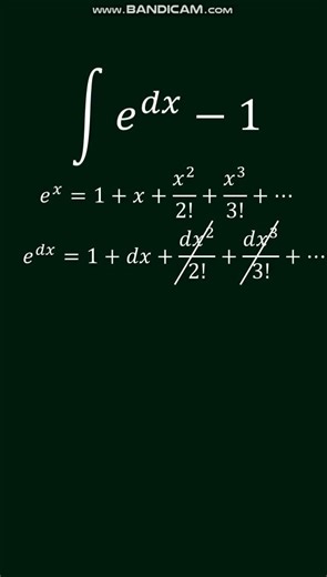 Integral of e^dx-1 #math #maths #mathematics #calculus #integrals #integration