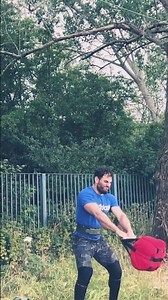 Flinging Weight #strongman #powerlifting #strengthtraining