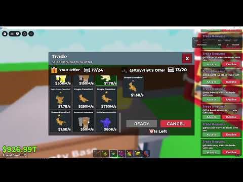 Sab Trading #roblox #sab #giveaway #trading #esok #bloxfruit #game #short #tradeabrainrot