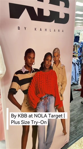 Support ya ppl 🫶🏽 By KBB in-store at the NOLA Target — here’s what fit, what didn’t, and what I’m ordering online 💗✨ #FashionTikTok #NOLA #PlusSizeStyle #BlackGirlLuxury #TargetFinds @Kahlana Barfield Brown