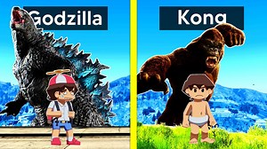 Steve and G.U.I.D.O are Godzilla and King Kong kids in the GTA Dimension! Can the Adventurers get to the final member of the Kong Family to become the strongest family in GTA 5 in just 24 hours? This is GTA 5 as a kid! Can we survive GTA as a child and save ourselves from Godzilla and King Kong in GTA 5? | Checkpoint