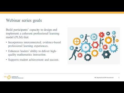 Implementing a Professional Learning Model to Improve Math Teaching: Webinar 1 (REL Appalachia)